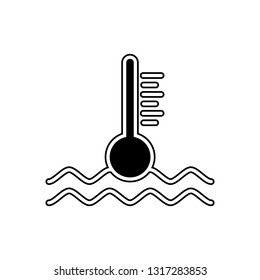 engine temperature icon. Element of Cars service and repair parts for mobile concept and web apps icon. Glyph, flat line icon for website design and development, app development