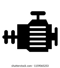 Engine tuning conceptual icon