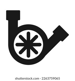 Engine turbo icon illustration design