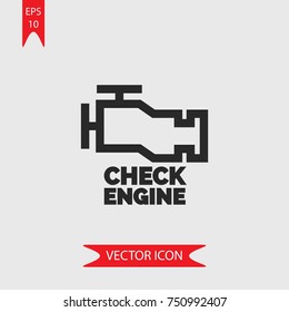 Engine vector icon, illustration symbol