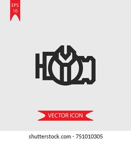 Engine vector icon, illustration symbol