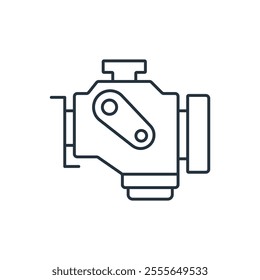 engine warning icons  symbol vector elements for infographic web