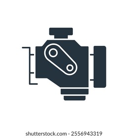 engine warning icons  symbol vector elements for infographic web