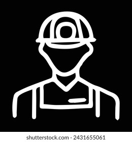 engineer avatar vector icon icon design