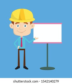 Engineer Builder Architect - Showing on White Board