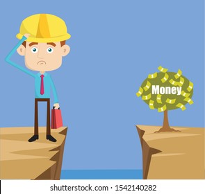 Engineer Builder Architect - Thinking How to Reach Close to Money Plant