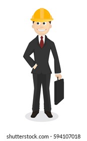 Engineer cartoon vector