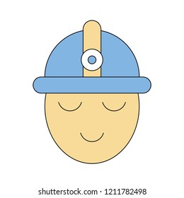 Engineer Colored outline symbol design. Usable for web and mobile UI/UX