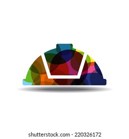 Engineer Colorful Vector Icon Design