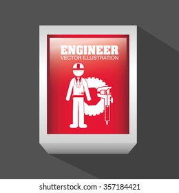 engineer concept  design, vector illustration eps10 graphic 