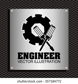 engineer concept  design, vector illustration eps10 graphic 