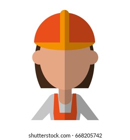 engineer construction or factory worker icon image 