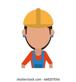 engineer construction or factory worker icon image 