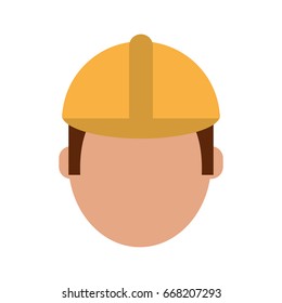 engineer construction or factory worker icon image 