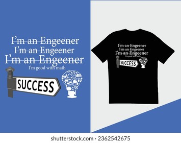 Ingenieur Cool T Shirts Design - Typografie T Shirt Design, Ingenieure zitieren.my gehört zu einem Zivilen Ingenieur T Vektor.