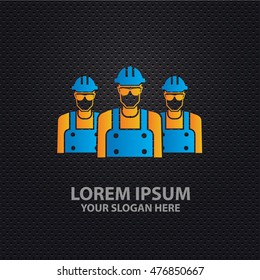 Engineer design on dark background,vector