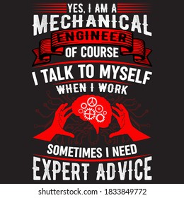 Engineer Design With Vector - T Shirt Design Vector