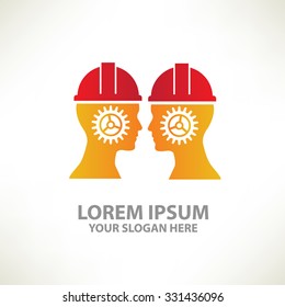 Engineer design,logo template,clean vector