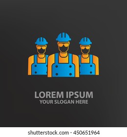Engineer design,logo template,clean vector