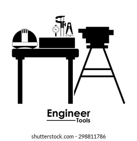 Engineer digital design, vector illustration eps 10