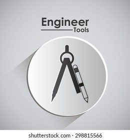 Engineer digital design, vector illustration eps 10