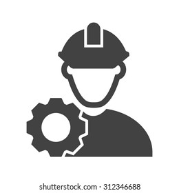 Engineer, engineering, construction icon vector image. Can also be used for activities. Suitable for use on web apps, mobile apps and print media.