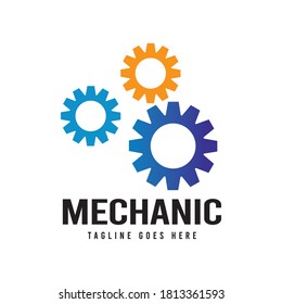 Engineer Gear Machine Logo Icon Vector Stock Vector (Royalty Free ...