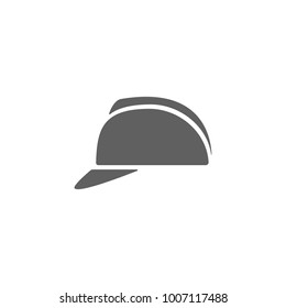 Engineer helmet icon vector