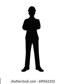 Engineer Helmet Silhouette Isolated Vector Stock Vector (Royalty Free ...