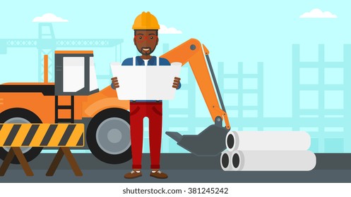 Ingeniero llevando un proyecto.