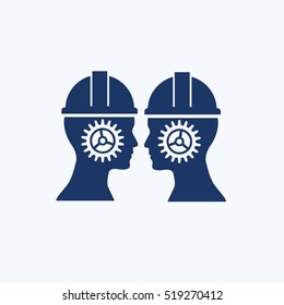 Engineer icon design,clean vector
