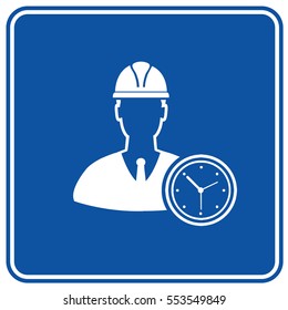 Engineer icon design,clean vector