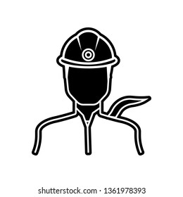 engineer icon. Element of Proffecions for mobile concept and web apps icon. Glyph, flat icon for website design and development, app development