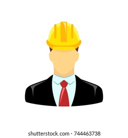 Engineer icon isolated on white background. Symbol for your web site design, logo, app, UI. Vector illustration, EPS