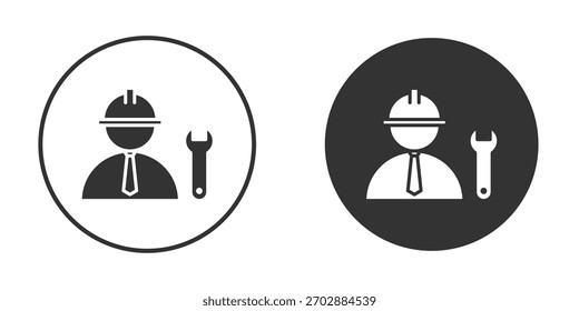 Engineer icon. Perfect for web and app interfaces, presentations, infographics