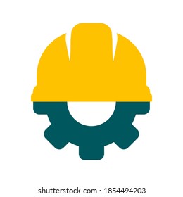 Engineer icon - Safety helmet. Editable icon. vector illustration