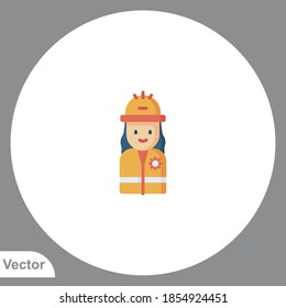 Engineer icon sign vector,Symbol, logo illustration for web and mobile