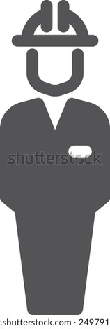 Engineer icon. Techician symbol. Porfessional builder sign