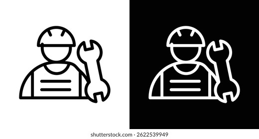 Ingeniero icono Ilustración vectorial EPS
