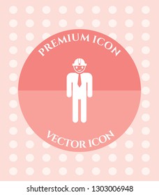 Engineer Icon for Web. Application, Software & Graphic Design.