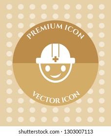 Engineer Icon for Web. Application, Software & Graphic Design.