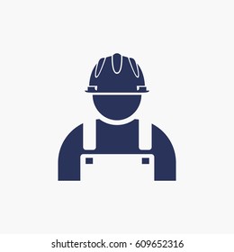 Engineer Icon.Flat Isolated Vector Symbol