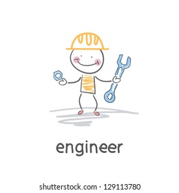 Engineer. Illustration