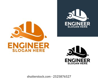 Engineer Logo Design Vector, Engineering and Construction Building Logo Icon Design Template