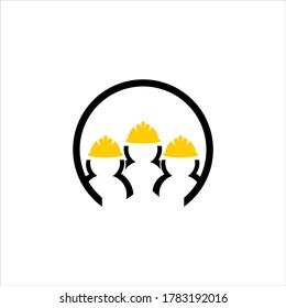 Engineer Logo Template Design Vector, Emblem, Design Concept, Creative Symbol, Icon
