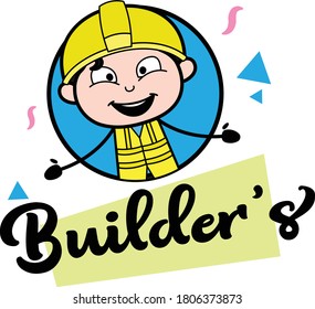 Design der Vektorgrafik-Illustration des Ingenieurs Mascot-Logos