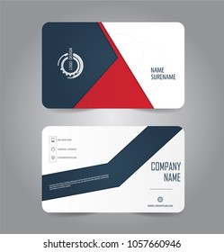 Engineer name card vector design.