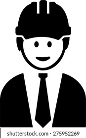 Engineer Pictogram with Helmet