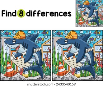 Engineer Shark Find The Differences
