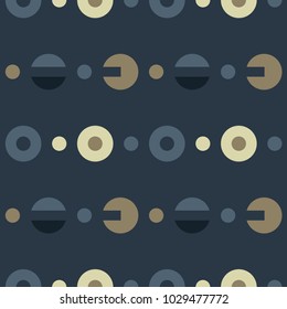 Engineer system parts symmetry seamless pattern. Autentic design for textile, print or digital.